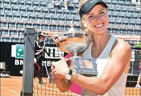 இத்தாலி ஓபன் டென்னிஸ்: உக்ரைன் வீராங்கனை ஸ்விடோலினா சாம்பியன்