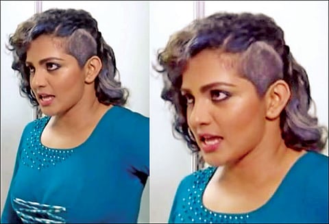 நடிகை பார்வதியின் புது ‘ஹேர்ஸ்டைல்’