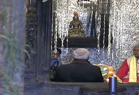 கேதர்நாத் கோவிலில் பிரதமர் மோடி வழிபாடு