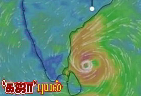 ‘கஜா’ புயலால் காற்றின் வேகம் அதிகரிக்கும்: பண்ணைகளில் பக்கவாட்டில் படுதாவை கட்ட வேண்டும் ஆராய்ச்சி நிலையம் அறிவுறுத்தல்