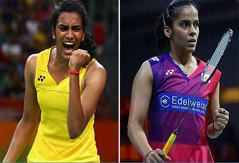 ஹாங்காங் ஓபன் பேட்மிண்டன்: சிந்து வெற்றி, சாய்னா தோல்வி