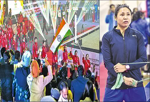 பெண்கள் உலக குத்துச்சண்டை போட்டி டெல்லியில் இன்று தொடக்கம் - 6வது முறையாக தங்கம் வெல்வாரா மேரிகோம்?