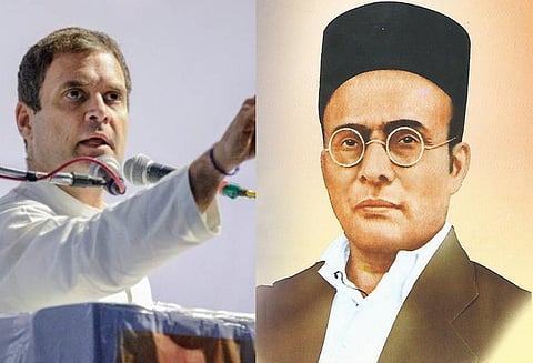 வீர சவார்கருக்கு எதிராக அவதூறு பேச்சு; ராகுல் காந்தி மீது வழக்கு பதிவு