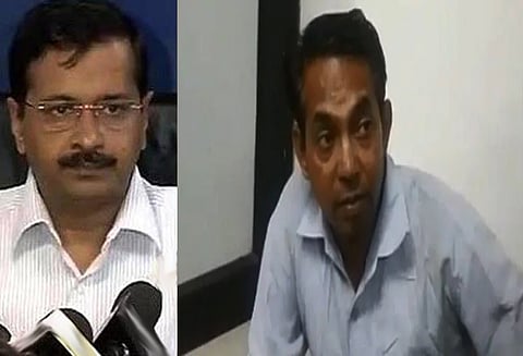 டெல்லி தலைமைச்செயலகத்தில் பரபரப்பு: கெஜ்ரிவால் மீது மிளகாய் பொடி வீச்சு - தாக்குதல் நடத்தியவர் பிடிபட்டார்