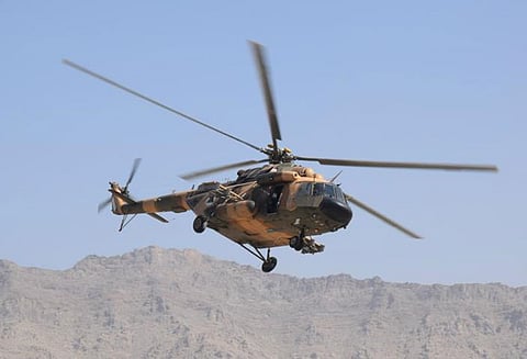 ஆப்கானிஸ்தானில் ராணுவ ஹெலிகாப்டர் விபத்தில் சிக்கி 2 வீரர்கள் பலி