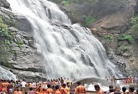 குற்றாலம் அருவிகளுக்கு தண்ணீர் வரத்து அதிகரிப்பு: நெல்லை மாவட்டத்தில் பரவலாக மழை அணைகள் நீர்மட்டம் உயர்ந்தது