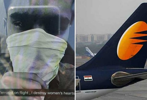 “விமானத்தில் பயங்கரவாதி” என தன்னுடைய புகைப்படத்தை வெளியிட்ட இளைஞர் கைது