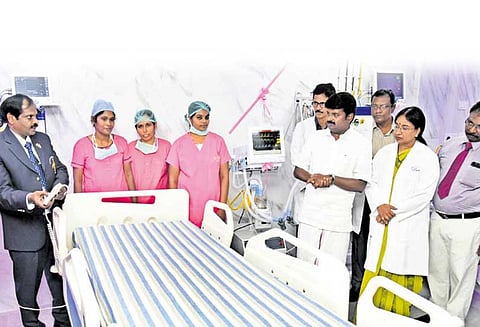 தமிழகத்திலேயே முதன்முறையாக இதயம்-நுரையீரல் மாற்று அறுவை சிகிச்சைக்கான தனிப்பிரிவு சென்னை ராஜீவ்காந்தி அரசு ஆஸ்பத்திரியில் தொடங்கப்பட்டது