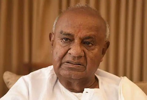 நாடாளுமன்ற இடைத்தேர்தல்: மண்டியா தொகுதியில் எனது பேரனை நிறுத்த மாட்டோம் - தேவேகவுடா