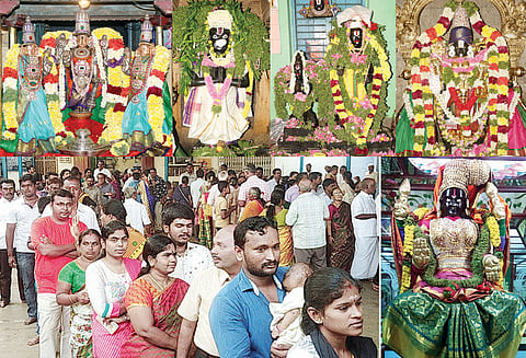 புரட்டாசி கடைசி சனிக்கிழமையையொட்டி பெருமாள் கோவில்களில் சிறப்பு பூஜை