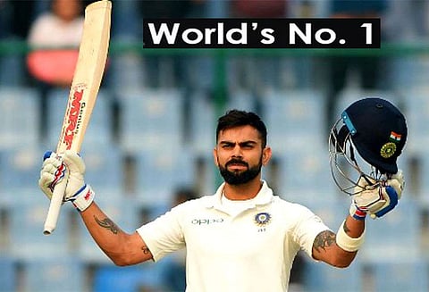 டெஸ்ட் கிரிக்கெட்: பேட்ஸ்மேன் தரவரிசையில் விராட்கோலி முதலிடத்தில் நீடிப்பு