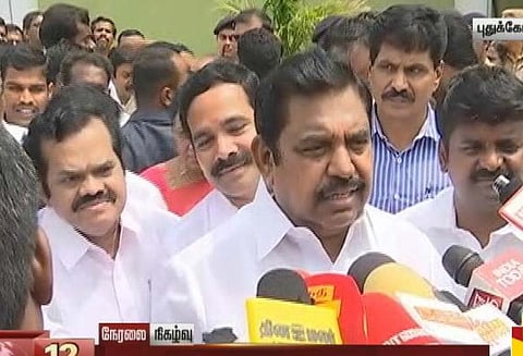 டெண்டர் வழக்கில் உயர்நீதிமன்றம் எந்த முறைகேடும் நடந்திருப்பதாக குறிப்பிடப்படவில்லை - முதல்வர் பழனிசாமி