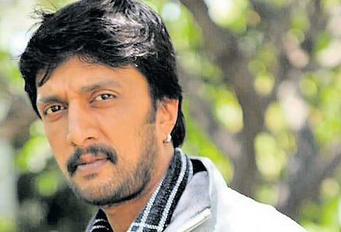 வில்லன் நடிகர் சுதீப்புக்கு எதிராக ஆர்ப்பாட்டம்