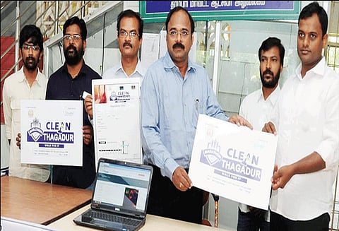 தர்மபுரியில் கிளன் தகடூர் மாரத்தான் போட்டி - வலைதளத்தை உதவி கலெக்டர் தொடங்கி வைத்தார்