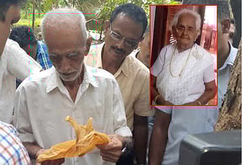 கேரளாவில் குடும்ப சண்டையால் மனைவியை கொன்று எரித்த 91 வயது முதியவர்