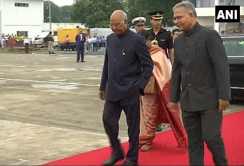 குடியரசு தலைவர் ராம்நாத் கோவிந்த் 3 நாடுகளுக்கான சுற்று பயணத்தினை தொடங்கினார்