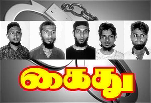 அர்ஜூன்சம்பத் உள்ளிட்ட இந்து இயக்க தலைவர்களை கொல்ல சதி 5 பேர் கைது