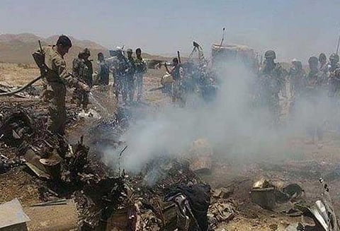 ஆப்கானிஸ்தான்: ஹெலிகாப்டர் விழுந்து நொறுங்கி 13 பேர் பலி