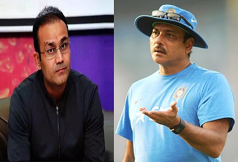 வெளிநாட்டில் சிறப்பாக ஆடும் அணி என்பதை களத்தில் நிரூபித்து காட்டுங்கள் - பயிற்சியாளர் ரவிசாஸ்திரி மீது ஷேவாக் பாய்ச்சல்