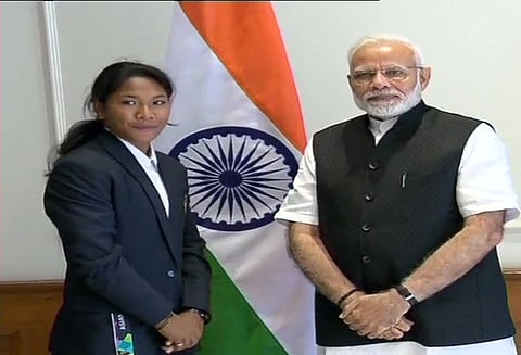ஆசிய விளையாட்டு போட்டியில் பதக்கம் வென்ற வீரர்-வீராங்கனைகளுடன் பிரதமர் மோடி சந்திப்பு