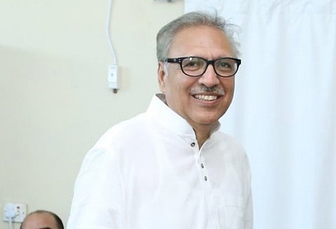 பாகிஸ்தானின் 13வது ஜனாதிபதியாக ஆரிப் ஆல்வி நாளை பதவியேற்பு