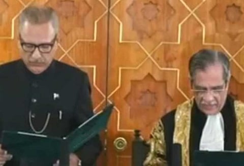 பாகிஸ்தான் ஜனாதிபதியாக ஆரிப் ஆல்வி பதவி ஏற்றார்