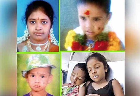 2 குழந்தைகளை கொன்றுவிட்டு போலீஸ்காரர் மனைவி தற்கொலை