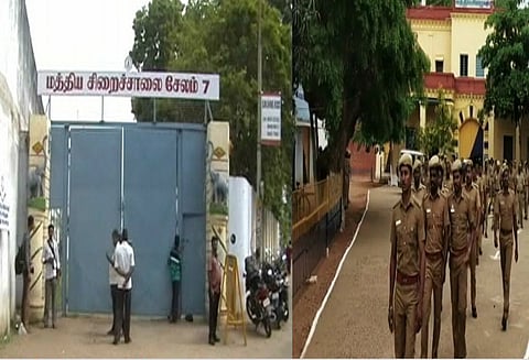 சேலம், கடலூர் மற்றும் கோவை சிறைகளில் போலீசார் அதிரடி சோதனை