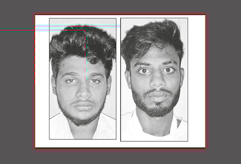 தனியார் நிறுவன ஊழியரிடம் கத்தியை காட்டி மிரட்டி பணம் பறித்த 2 வாலிபர்கள் கைது