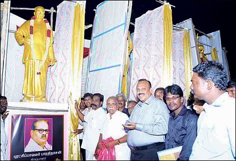 பாரதிதாசன் சிலை திறப்பு