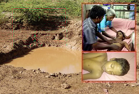 முசிறி அருகே குட்டையில் மூழ்கி 2 சிறுவர்கள் பலி