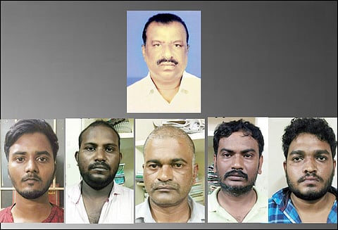 திருச்சி கே.கே.நகரில் ரூ.2 கோடி கேட்டு கடத்தப்பட்ட ரியல் எஸ்டேட் அதிபர் மீட்பு வக்கீல் உள்பட 5 பேர் கைது