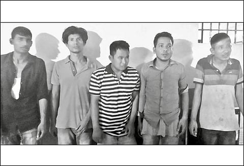 தனியார் கம்பெனியில் செம்பு கம்பிகள் திருடிய வழக்கில் 6 பேர் கைது