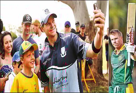 கிளப் போட்டிகளில் வார்னர், சுமித் ரன் குவிப்பு