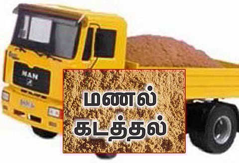 திருவள்ளூர், மணல் கடத்தல்; 9 பேர் கைது