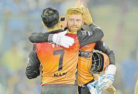 டெல்லியை வீழ்த்தி ஐதராபாத் அணி 3-வது வெற்றி