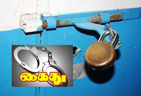 கூடுவாஞ்சேரியில் வீடுகளின் பூட்டை உடைத்து திருடிய வாலிபர் கைது நகைகளை வாங்கிய 2 பேரும் சிக்கினர்