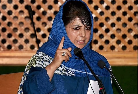 தேச பாதுகாப்பு என்ற பெயரால் அச்ச உணர்வை ஏற்படுத்துகிறது பாஜக: மெகபூபா முப்தி குற்றச்சாட்டு