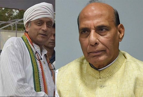 மருத்துவமனையில் சிகிச்சை பெறும் சசிதரூர் எம்.பி. நலம்பெற ராஜ்நாத் சிங் வாழ்த்து - தொலைபேசியில் பேசினார்