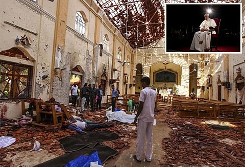 இலங்கை தொடர் குண்டுவெடிப்பு: போப் ஆண்டவர் கண்டனம்