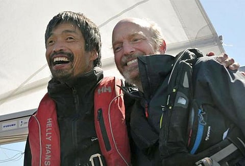 12 மீட்டர் படகில் 14 ஆயிரம் கிலோ மீட்டர் பயணம்: பசிபிக் பெருங்கடலை கடந்து சாதனை படைத்த மாற்றுத்திறனாளி