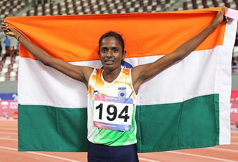 ஆசிய தடகள போட்டியில் தமிழக வீராங்கனை கோமதி தங்கம் வென்றார்