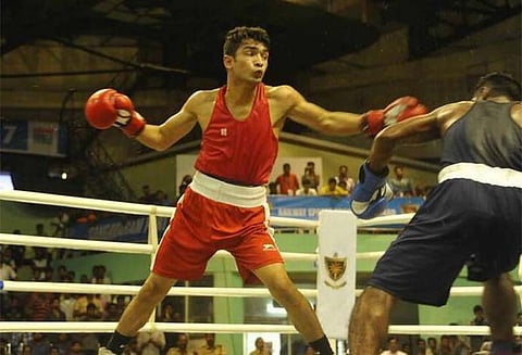 ஆசிய குத்துச்சண்டையில் தொடர்ந்து 4-வது பதக்கத்தை உறுதி செய்தார், ஷிவ தபா