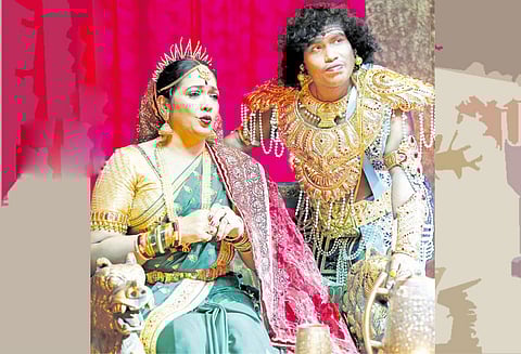 ‘தர்மபிரபு’ படத்தில் யோகி பாபுவுக்கு அம்மாவாக ரேகா!