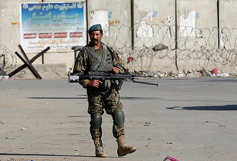 ஆப்கானிஸ்தான் சாலையில் கண்ணிவெடிகளை புதைத்தபோது வெடித்தது; 4 பயங்கரவாதிகள் பலி