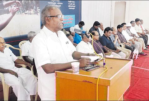 8 வழிச்சாலையை எந்த ஆட்சி கொண்டு வந்தாலும் எதிர்ப்போம் மார்க்சிஸ்ட் கம்யூனிஸ்டு கட்சியின் மாநில செயலாளர் பேட்டி