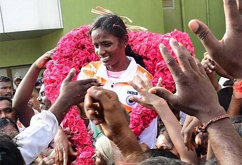 சமூக வலைதளத்தில் தவறாக சித்தரிப்பு: ‘அதிர்ஷ்ட ஷூ என்பதால் விரும்பி அணிந்தேன்’ - ‘தங்க மங்கை’ கோமதி விளக்கம்