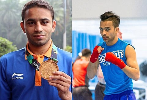 அர்ஜுனா விருது; குத்து சண்டை வீரர்கள் கவுரவ் பிதூரி மற்றும் அமித் பங்கால் பெயர்கள் பரிந்துரை