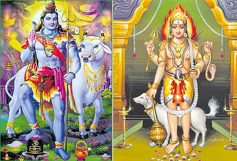 லிங்கத்துக்கு பின்புறம் நந்தி