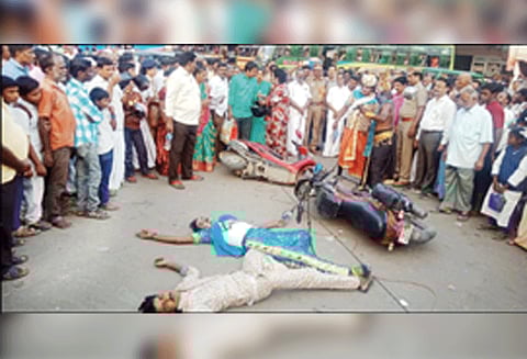 ஆரணியில் சாலைபாதுகாப்பு வார விழாவில் விழிப்புணர்வு நாடகம் அமைச்சர் சேவூர் ராமச்சந்திரன் பங்கேற்பு